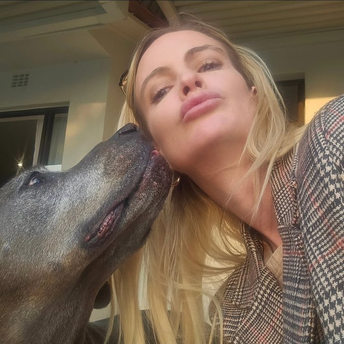 Lauren-Kate with her dog
