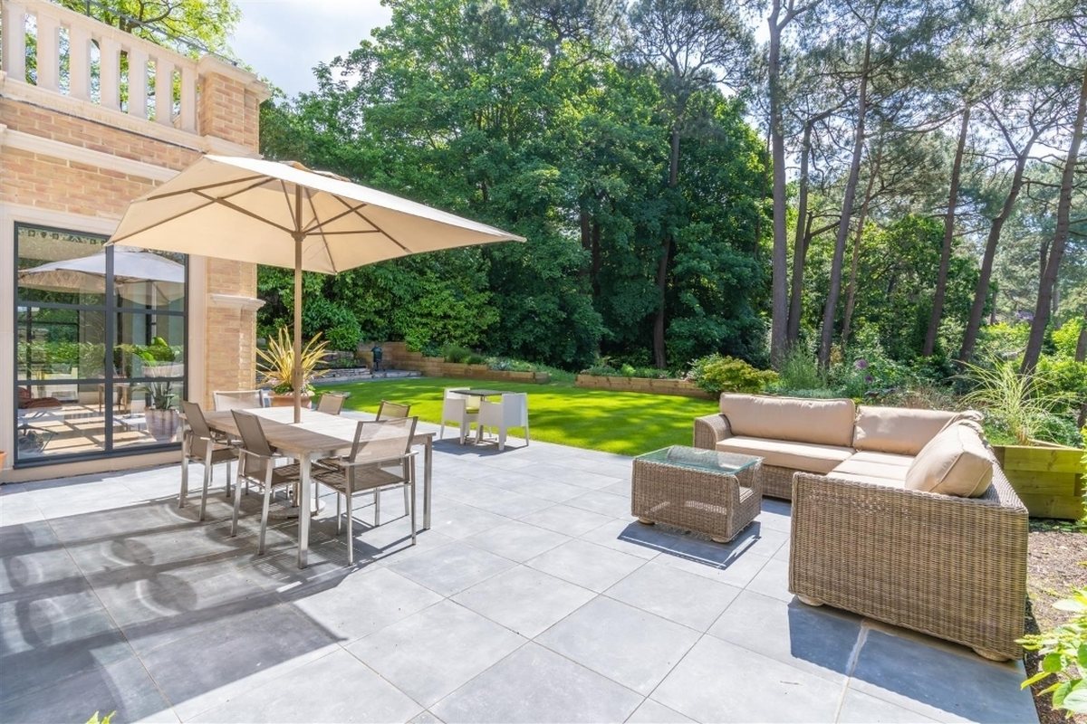 Garden and patio